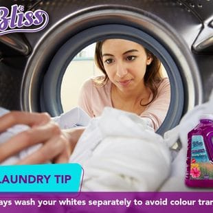 Bliss Liquid Laundry Detergent (Breezy Clean) - It cleans and brightens with the strength to remove dirt and tough odors, leaving a wonderful Breezy Clean fragrance - 76950318922 Bliss Liquid Laundry Detergent (Breezy Clean) - It cleans and brightens with the strength to remove dirt and tough odors, leaving a wonderful Breezy Clean fragrance - 76950318922